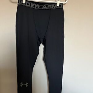 Under Armour Mens Black Size M Cool Gear Compression Leggings NWT